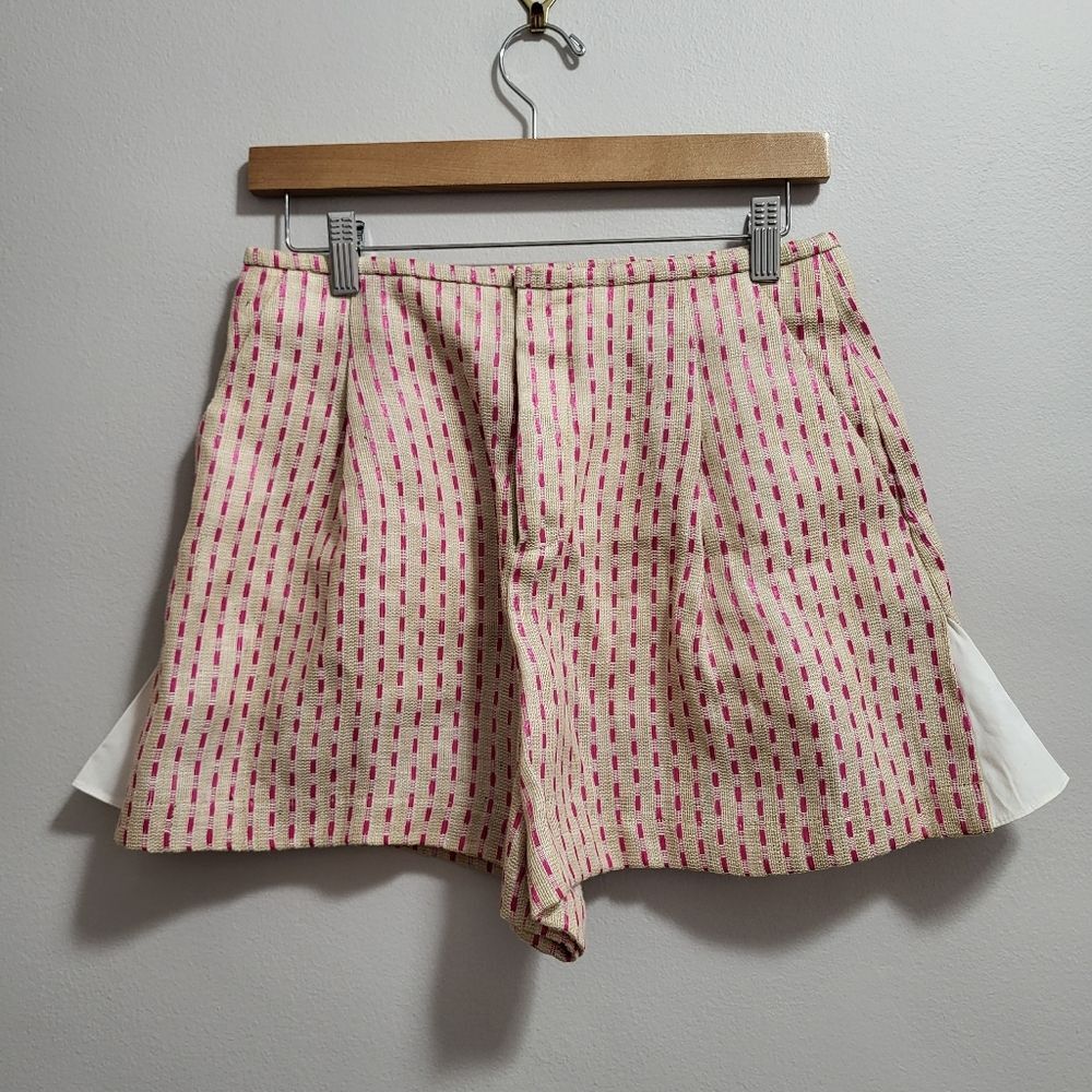 Rhie Straw Weave Woven Shorts
